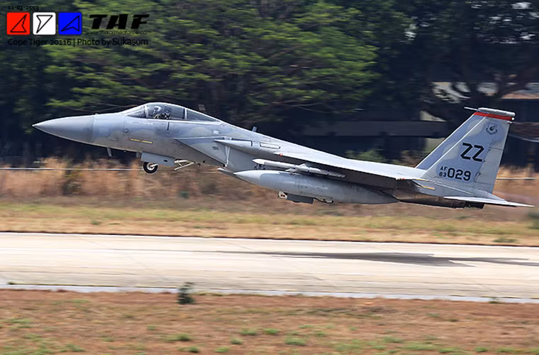 Tại Cope Tiger 2016 năm nay lần đầu tiên máy bay do thám không người lái Heron-1 của Không quân Singapore cũng được điều động tham gia đợt tập trận không quân này. Nguồn ảnh : TAF