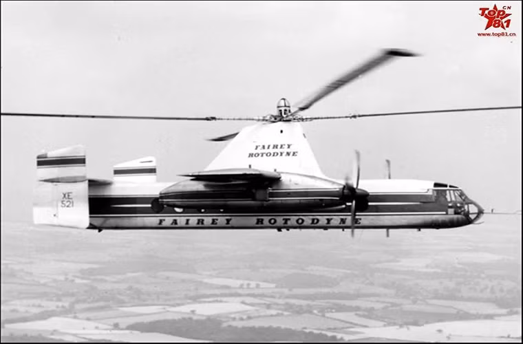 Dù vậy không phải thiết kế trực thăng kì dị nào cũng có thể được phát triển và đưa vào trang bị hàng loạt trong trường hợp này là dòng trực thăng Fairey Rotodyne của Anh, nó rất có tiềm năng nhưng chỉ dừng lại ở một nguyên mẫu duy nhất.