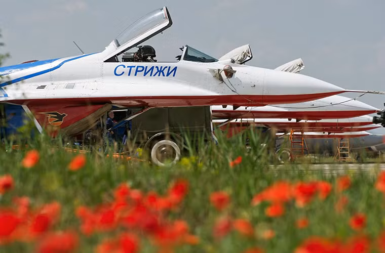 Cận cảnh những chiếc MiG-29 của phi đội “Chim Yến” tại Crimea. Nguồn ảnh: Sputnik