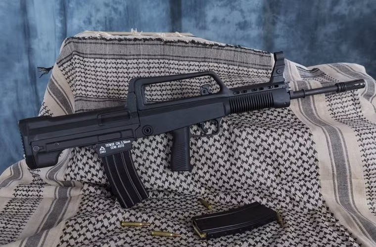 T97NSR có thể được xem là biến thể xuất khẩu thành công nhất của dòng súng trường tấn công dạng bullpup QBZ-97 do Tập đoàn Công nghiệp Phương Bắc (Norinco) Trung Quốc thiết kế và sản xuất tại thị trường Bắc Mỹ. Với thiết kế hộp tiếp đạn sử dụng đạn tiêu chuẩn 0.223 Remington tương tự như đạn 5,56mm của NATO.