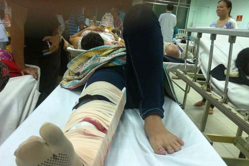 Vu o to dam lien hoan hang chuc xe may: Tai xe khai gi?-Hinh-4