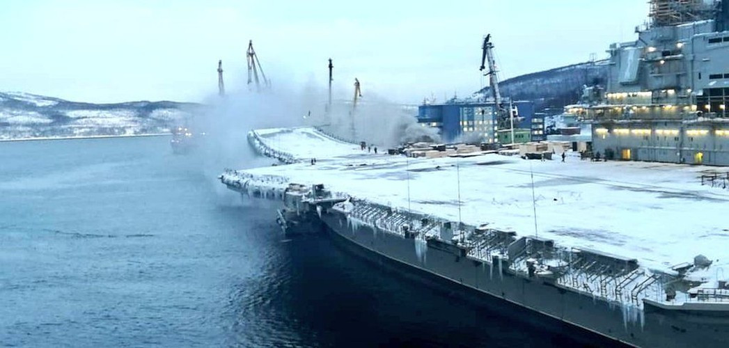 Ước tính diện tích bị cháy của tàu sân bay Đô đốc Kuznetsov chỉ vào khoảng 600 m2 nhưng lại ở vị trí cực kỳ trọng yếu, khiến cho công tác khắc phục hậu quả là rất khó khăn.