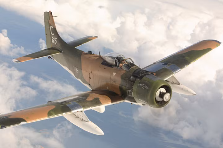 Máy bay từng tham gia các chiến dịch giải cứu của quân đội Mỹ. Nó cung cấp hỏa lực chế áp trong lúc trực thăng HH-3 và HH-53 đón các phi công có máy bay bị bắn rơi.