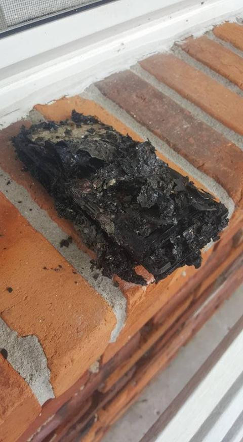 Chiếc Note 7 cháy đen