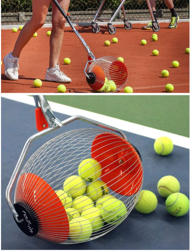 Công cụ sáng tạo giúp bạn nhặt các loại bóng nhỏ với số lượng lớn mà không phải cúi xuống và nhặt từng quả.