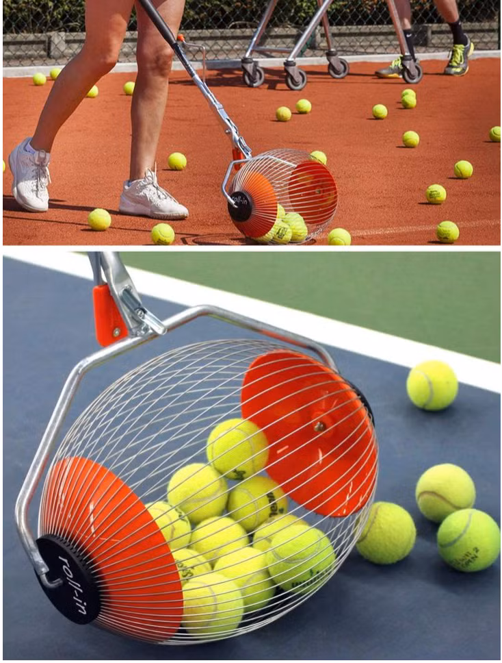 Công cụ sáng tạo giúp bạn nhặt các loại bóng nhỏ với số lượng lớn mà không phải cúi xuống và nhặt từng quả.