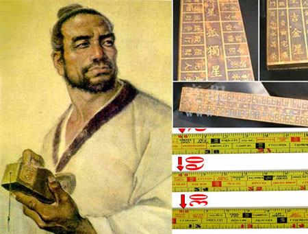 Ban đầu, chính Lỗ Ban là người nghĩ ra ý tưởng này và áp dụng nó vào thực tế. Kết quả là những chiếc "đinh cửa" ra đời. Ban đầu chúng được làm bằng gỗ, không chịu được mài mòn theo năm tháng và rất dễ hư hỏng.