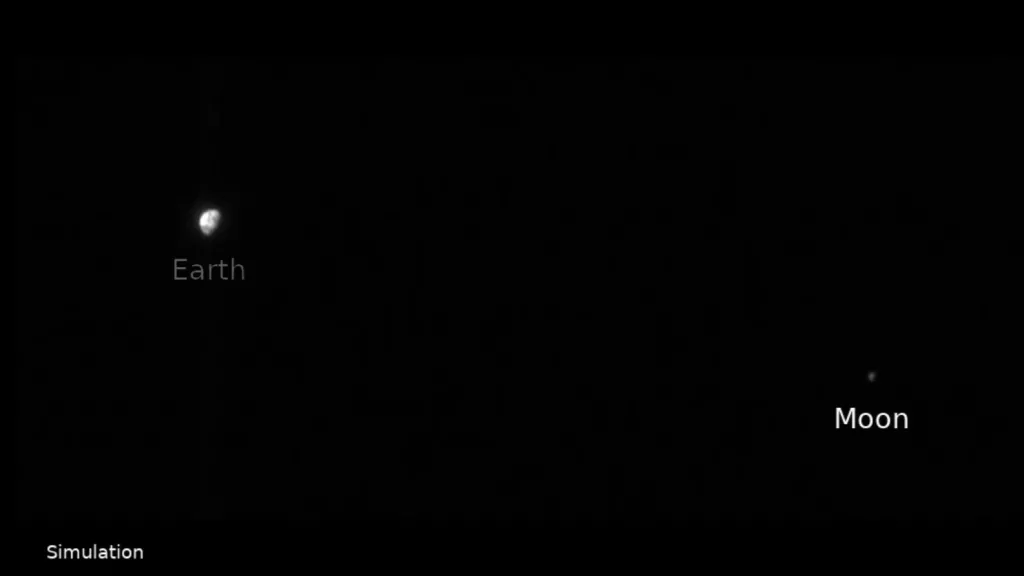 Video timelapse ghi lại quá trình Trái Đất đổ bóng lên Mặt Trăng từ khoảng cách 100 triệu km, thể hiện một khung cảnh rất khác so với những gì con người quan sát được trên Trái Đất và các phi hành gia quan sát trên Trạm Vũ trụ Quốc tế (ISS).