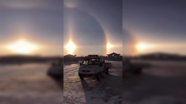 Sự hiện diện của các vòng hào quang và Mặt Trời ma còn là dấu hiệu cho thấy có những đám mây ti tích mỏng lơ lửng ở độ cao từ 6 km trở lên, nơi chứa rất nhiều tinh thể băng. Tất cả các hiện tượng này thường chỉ được quan sát thấy trong môi trường lạnh.