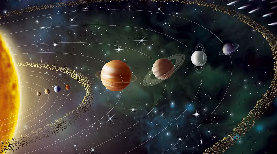  Mặt Trời có tổng thể tích là 1,4122 ×1018 km³, có thể xếp vừa hơn 1 triệu Trái Đất vào bên trong nó. Mặt trời chiếm tới 99,9% khối lượng của cả hệ Mặt Trời. Trong khi đó sao Mộc là hành tinh lớn nhất trong hệ Mặt trời với thể tích của là 1.43128×1015 km3, đủ để chứa hơn 1.321 Trái Đất bên trong.