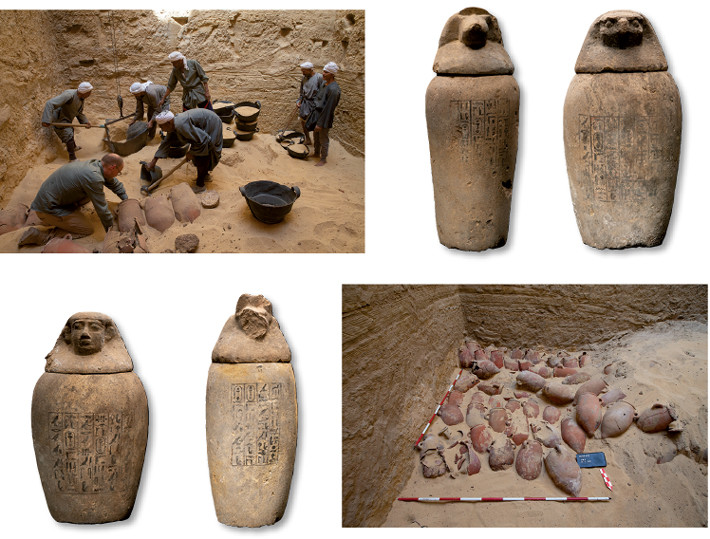 Nhóm khai quật kinh ngạc khi không tìm thấy xác ướp của vị tướng, chỉ có hai hộp gỗ chứa 302 tượng đất được tạo ra để phục vụ người chết ở thế giới bên kia.