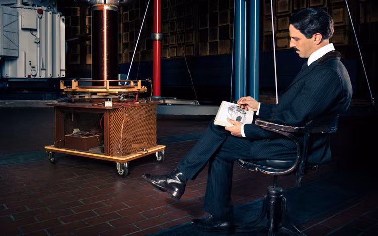 Tesla cho biết ông đã phân rã nguyên tử trong các thí nghiệm của mình bằng một ống chân không tiềm năng cao vào năm 1896, vận hành nó với áp suất từ 4.000.000 đến 18.000.000 volt.