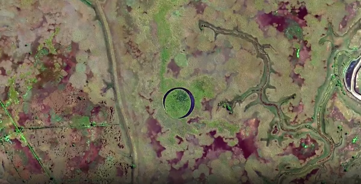 Tuy nhiên phải tới lần khảo sát thứ hai, họ mới tìm thấy vùng đầm lầy xung quanh đảo Con Mắt sau 8 tiếng đi bộ.