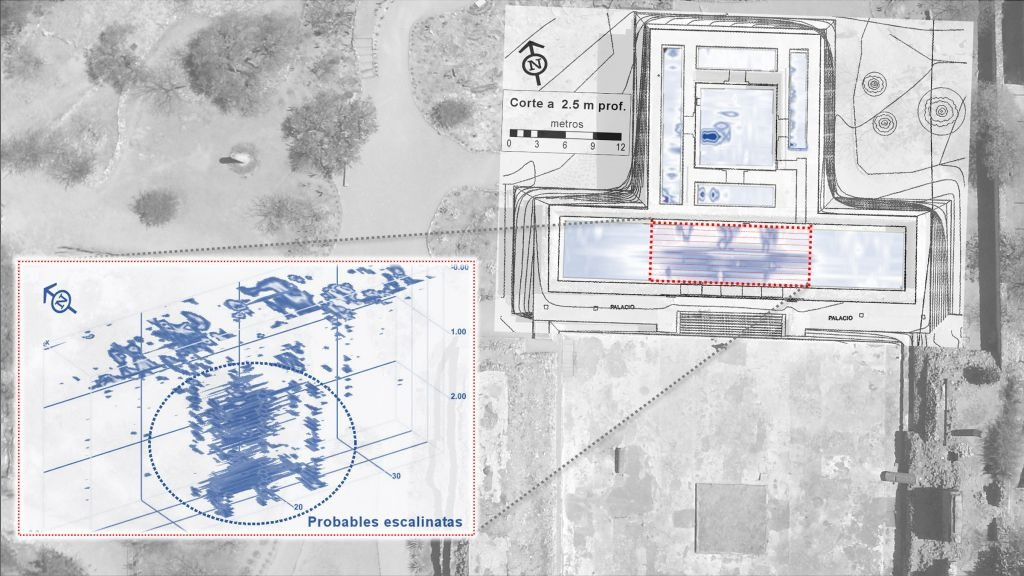 Kết hợp dữ liệu từ những kỹ thuật này, nhóm nghiên cứu đã tạo ra một bản đồ toàn diện về những gì nằm dưới mặt đất. Hiện nay, bên trên "thế giới ngầm" này là một nhà thờ được xây dựng sau khi các nhà truyền giáo đến đây và bàn thờ của nhà thờ đã "che giấu" lối vào mạng lưới ngầm.
