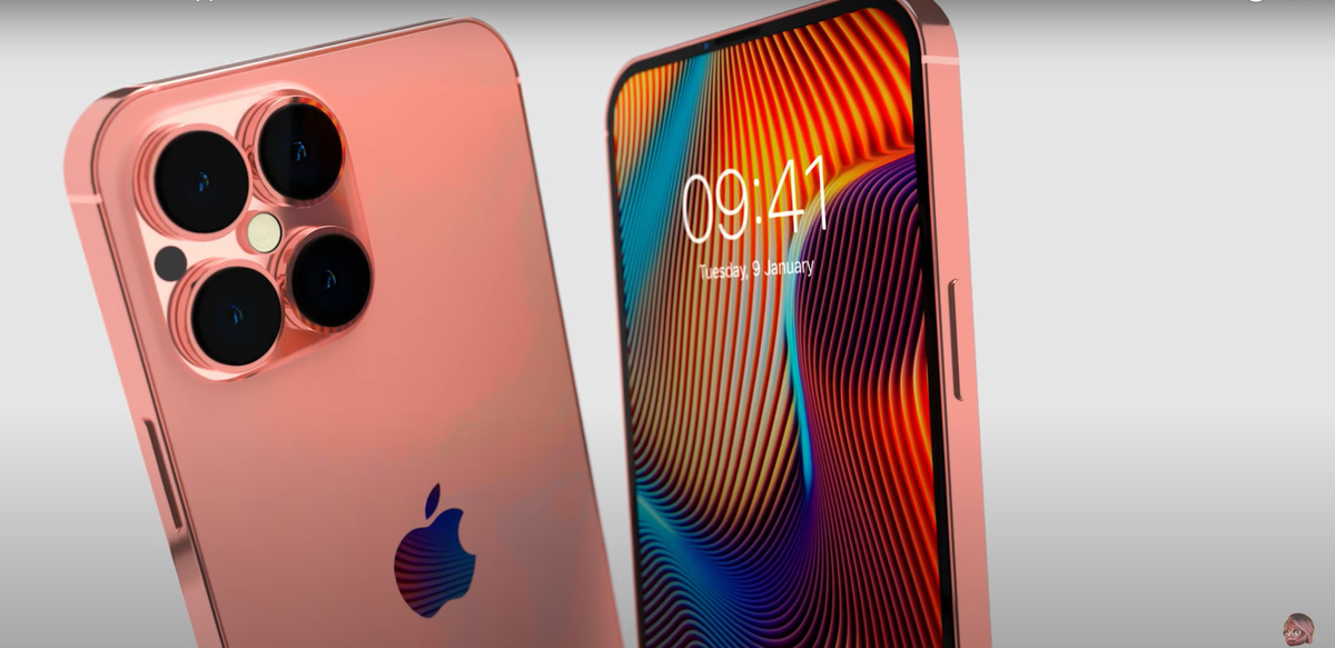 Hệ thống camera sau sẽ là điểm nổi bật dễ nhận biết, với 4 ống kính được sắp xếp đối xứng ở mặt sau của iPhone 15 Pro.