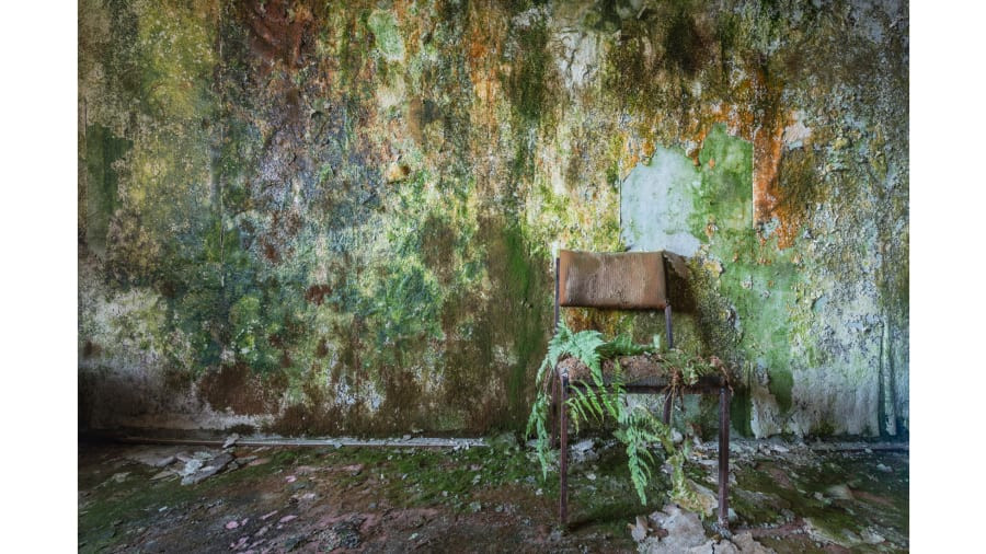 Veillon đã "độc chiếm" khách sạn không còn sử dụng này để chụp rất nhiều ảnh, Brandenburg, Đức năm 2016.