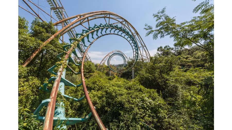 Hình ảnh của Nara Dreamland, một khu vui chơi ở Nhật Bản, được chụp hơn một thập kỷ sau khi nơi này bị đóng cửa vào năm 2006.