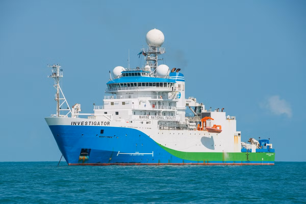 Nhóm nghiên cứu thu được phát hiện bất ngờ này trong chuyến khảo sát trên tàu RV Investigator, tàu nghiên cứu vận hành bởi cơ quan khoa học quốc gia Australia, CSIRO.