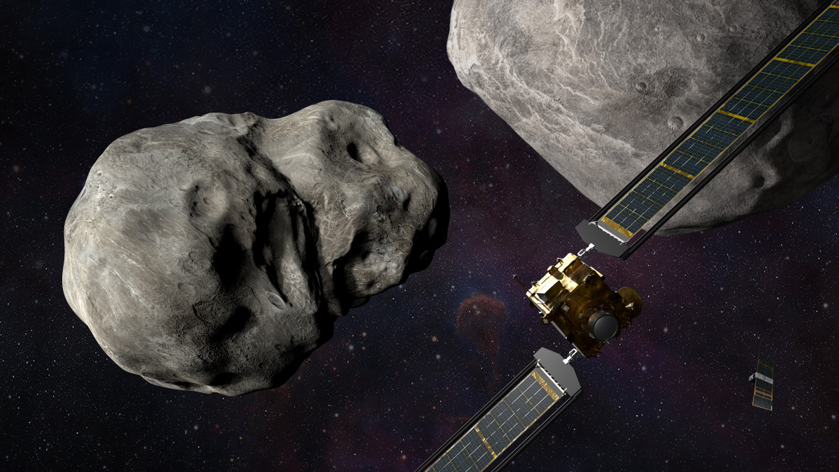 Vào tháng 11/2021, NASA đã phóng một tàu vũ trụ mang tên Double Asteroid Redirection Test (DART), dự kiến đâm trực tiếp vào tiểu hành tinh Dimorphos rộng 160 m vào mùa thu năm 2022. Vụ va chạm sẽ không phá hủy Dimorphos nhưng đủ làm quỹ đạo của nó thay đổi nhẹ.