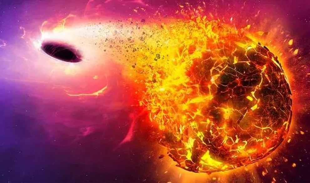 Khi một ngôi sao cạn kiệt nhiên liệu hạt nhân trong lõi, phản ứng tổng hợp hạt nhân từ hydro thành heli vẫn diễn ra ở các lớp ngoài. Vì vậy, khi lõi sụp đổ, các lớp ngoài phình rộng ra và ngôi sao bước vào giai đoạn sao khổng lồ đỏ. Khi Mặt Trời trở thành sao khổng lồ đỏ trong khoảng 6 tỷ năm nữa (một tỷ năm sau khi cạn kiệt hydro trong lõi), nó sẽ phình rộng tới khoảng quỹ đạo sao Hỏa, nuốt chửng các hành tinh phía bên trong, có thể bao gồm cả Trái Đất.