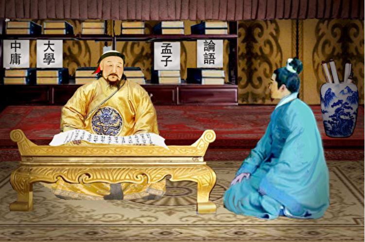 Tư tưởng tiến bộ của Hốt Tất Liệt có sự góp công lớn 3 học giả người Hán là Lưu Bỉnh Trung, Hứa Hành và Diêu Xu. Sử sách ghi chép lại rằng, họ đều là những người vô cùng uyên bác, tài giỏi, trên thông thiên văn, dưới tường địa lý.