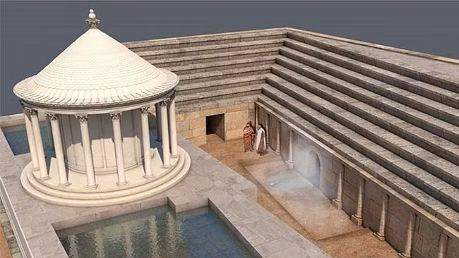 Strabo, một sử gia Hy Lạp cổ đại, đã ghé thăm cánh cổng địa ngục ở Hierapolis cách đây 2.000 năm, ghi chép lại rằng thầy tu có thể đưa đầu vào trong cánh cổng mà không bị ảnh hưởng. Theo Pfanz, thầy tu có ý thức về môi trường hóa học tại địa phương và thận trọng tránh tiếp xúc quá gần với cánh cổng vào các thời điểm khác ngoài buổi trưa, khi đền thờ tương đối an toàn.