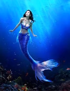 4. Người cá. Người cá trong thần thoại Hy Lạp và La Mã được miêu tả là nữ thần thân người đuôi cá sống ở dưới nước. Các truyền thuyết miêu tả rằng người cá có tính cách hiền lành, tốt bụng và hay giúp đỡ người khác.