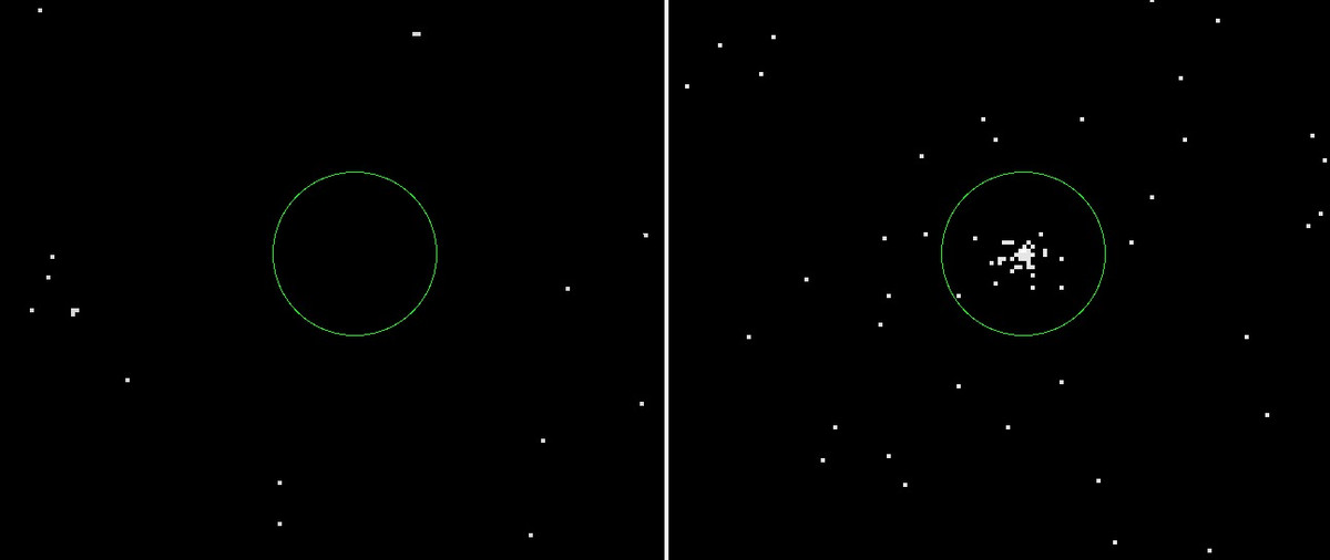 Nằm ở trung tâm thiên hà, lỗ đen "háu ăn" này có khối lượng gấp khoảng 10.000 đến 100.000 lần Mặt trời của chúng ta, thuộc loại lỗ đen có khối lượng trung gian khó nắm bắt .