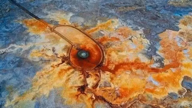 Hàm lượng lưu huỳnh trong nước suối vượt xa mức bình thường, gây nguy hiểm không chỉ cho sự sống mà còn có khả năng ăn mòn đá xung quanh. Qua thời gian, nước suối đã làm mòn các tảng đá nâu đỏ xung quanh, tạo ra vẻ ngoài cứng nhưng thực tế lại mềm mại.