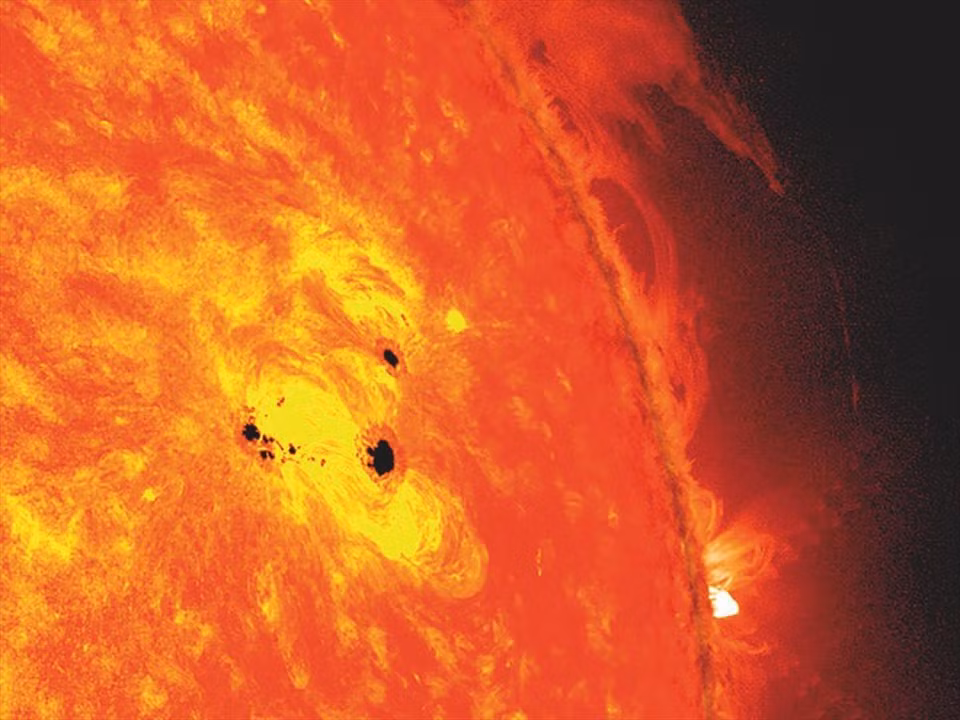 Vết đen mang tên AR3038 và đang phát triển lớn dần trong những ngày qua.