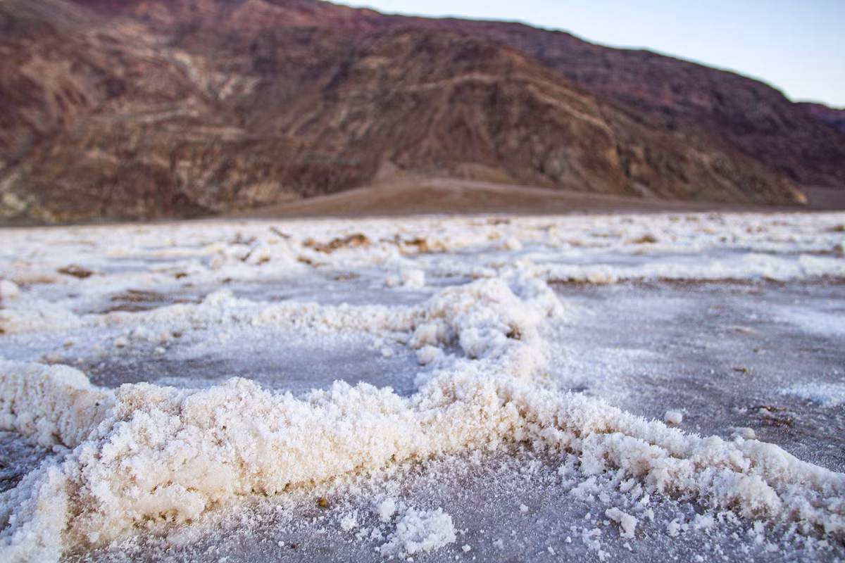 "Trên sa mạc muối, thứ đầu tiên và gần như duy nhất bạn nhìn thấy là hàng loạt hình lục giác vô tận đều đặn một cách khó hiểu. Hoa văn bề mặt phản ánh sự lưu chuyển chậm rãi của nước muối trong đất."