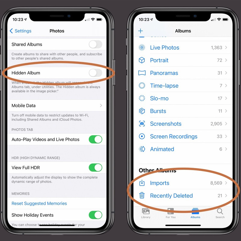 7. Ẩn ảnh riêng tư. iOS 14 có một tính năng tuyệt vời cho phép bạn ẩn ảnh riêng tư của mình.