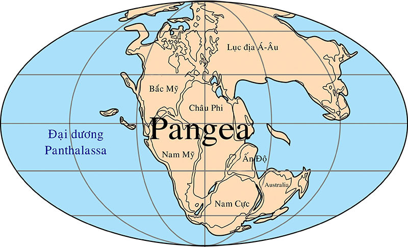 Khi phân chia theo các lục địa, Thái Bình Dương giữ danh hiệu đại dương lớn nhất thế giới kể từ khi Pangaea sụp đổ khoảng 200 triệu năm trước.