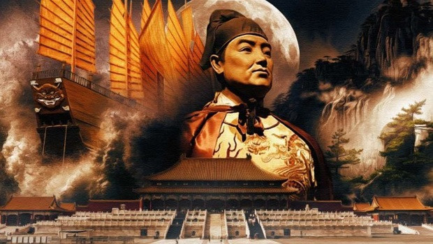 Chuyến đi đầu tiên của ông đã diễn ra vào năm 1405 với quy mô lớn, chỉ huy hơn 300 con tàu, trong đó có một con tàu chở kho báu khổng lồ dài tới 121,92 mét. Mục tiêu của các chuyến đi là để thể hiện sức mạnh và vị thế của Trung Quốc, vì vậy Trịnh Hòa đã được giao nhiệm vụ tặng quà và báu vật cho người đứng đầu các nước mà ông tới thăm.