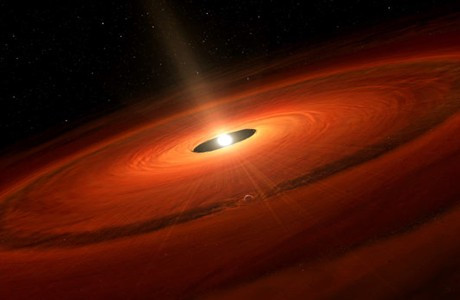 Nó vuông góc với mặt phẳng chứa các vòng tròn khói bí ẩn.