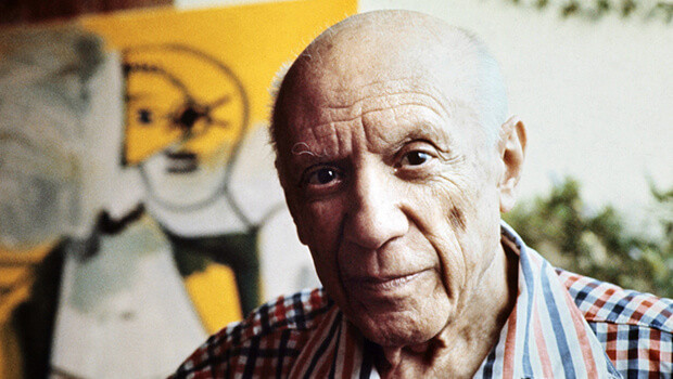 7. Họa sĩ vĩ đại nhất thế kỷ 20, Pablo Picasso. Tài năng thiên phú của ông được bộc lộ khá sớm. Năm 15 tuổi, bức vẽ “The First Communion” của Picasso đã tạo tiếng vang lớn trong giới hội họa khi đó.