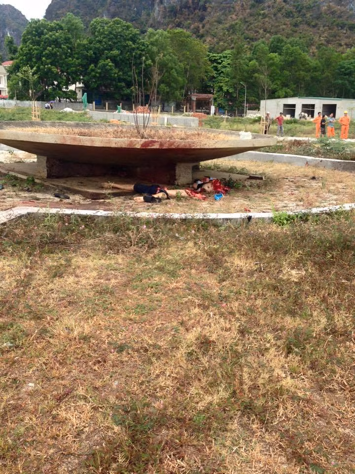 Nong: Hai vo chong om min tu sat chan dong Nghe An