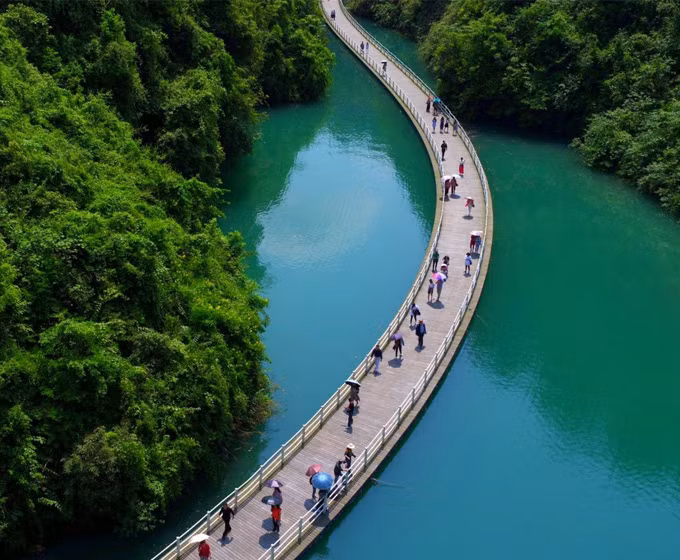 Cây cầu bắt đầu mở cửa cho công chúng từ ngày 1/5/2016.