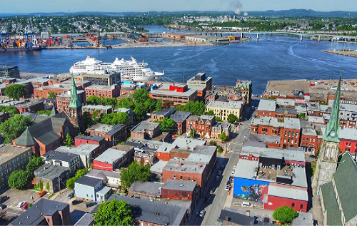 7. Saint John, New Brunswick: Thành phố ở Canada này là địa điểm lý tưởng để ngắm Vịnh Fundy gần đó, nơi được biết đến với hiện tượng thủy triều cao nhất thế giới.