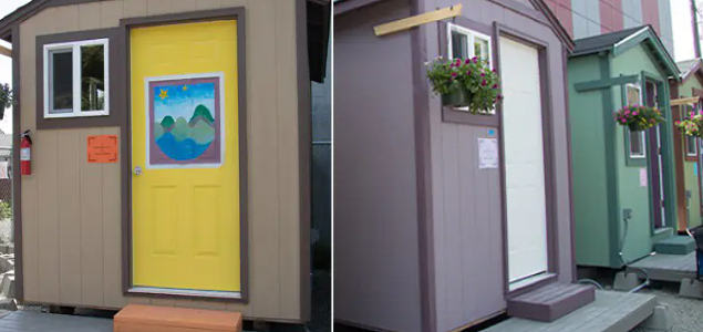 4. Năm 2016, Seattle (Mỹ) đã thực hiện một bước tiến lớn trong việc cải thiện tình trạng của người vô gia cư bằng cách mở ngôi làng với những ngôi nhà nhỏ đầu tiên. Ảnh: Flickr.