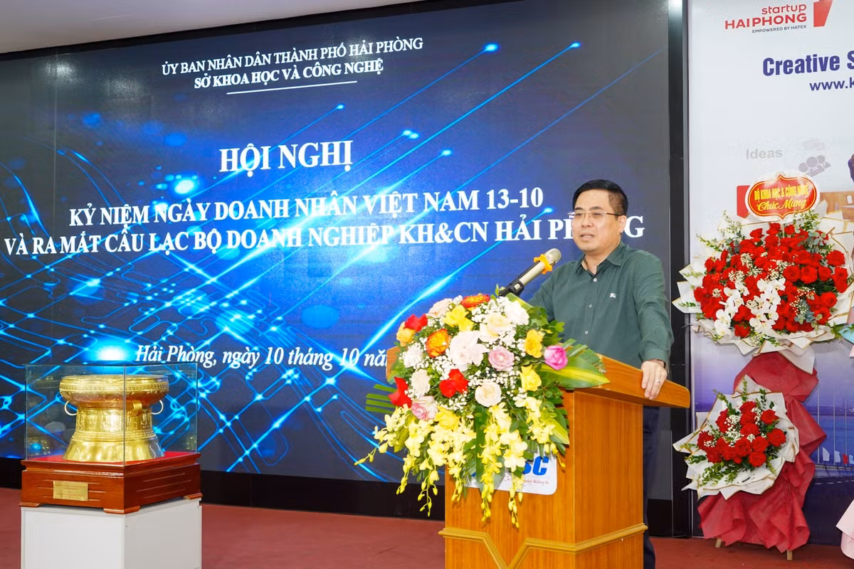 Hải Phòng: Ra mắt Câu lạc bộ doanh nghiệp Khoa học và Công nghệ - Hình 3 Hai Phong: Ra mat Cau lac bo doanh nghiep Khoa hoc va Cong nghe-Hinh-3