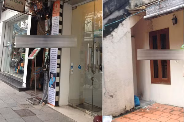 Căn phòng chật hẹp trên phố Hàng Trống, Hà Nội mà người mẫu này thuê được đồn đoán là nơi người đẹp tụ tập bạn bè bởi trước đó, cô từng công bố hình ảnh nhà riêng là căn biệt thự hoành tráng ở Hồ Tây.