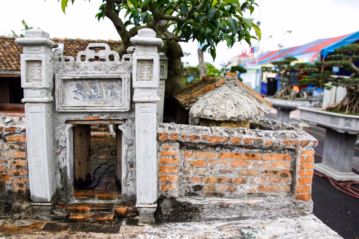 Anh Quý chia sẻ: "Do chủ nhân cũ của tiểu cảnh không có nhiều cơ hội đưa tác phẩm đi dự các triển lãm hoặc có nhiều nơi để giao lưu về cây cảnh, bonsai nên đã nhượng lại cho anh, để "Quê nội" được nhiều người biết đến hơn". Ảnh: Lưu Thanh Bình.