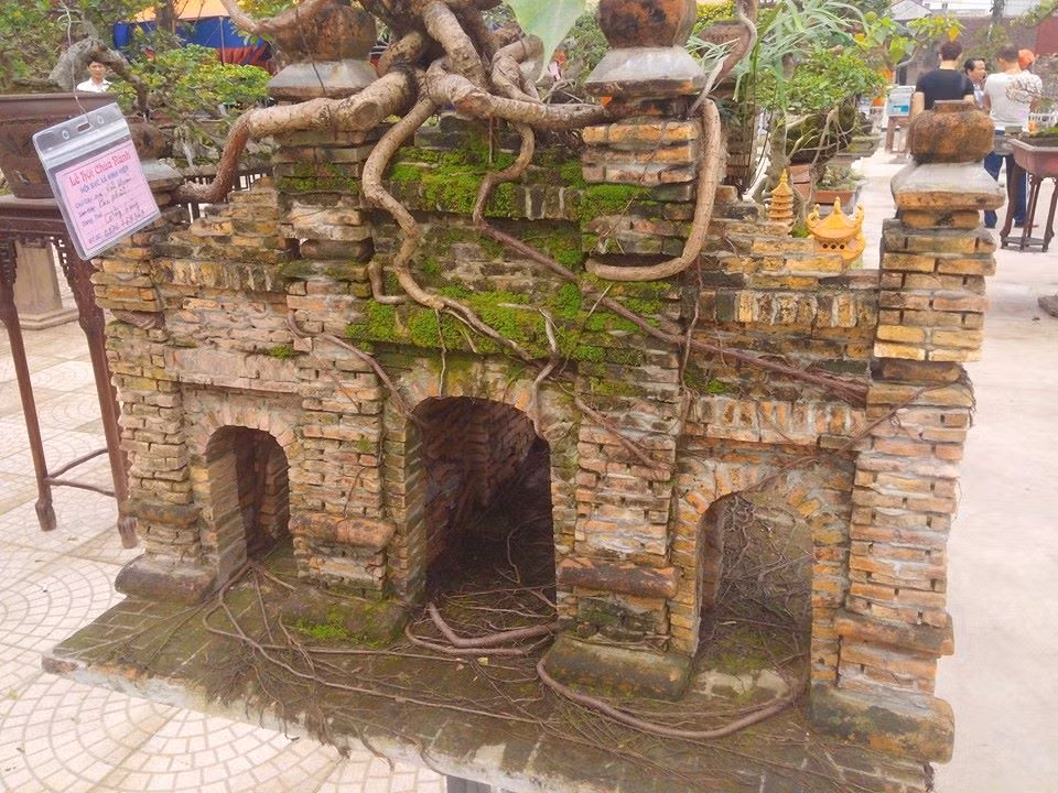 Sự xuất hiện của các tiểu cảnh đẹp mắt này khiến dư luận không khỏi "mổ xẻ", lục tìm lại những tác phẩm bonsai, cây cảnh nghệ thuật của những nghệ nhân tài hoa, từng xuất hiện tại nhiều triển lãm, giao lưu cây cảnh. Ảnh chia sẻ: Nickname Có chút nắng