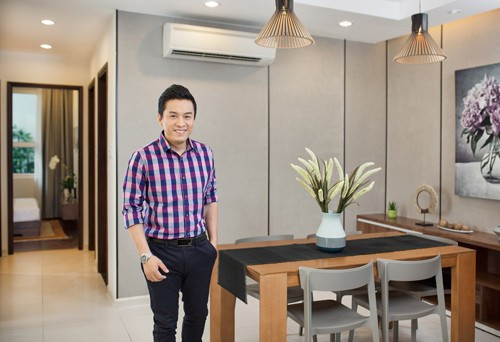 Các không gian trong căn hộ đều toát lên sự ấm cúng khi gia chủ trở về. Ảnh: Tùng Lâm.