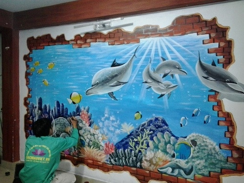 Ngoài ra, tại Việt Nam, dịch vụ vẽ sàn, tường 3D cũng khá phát triển. Chi phí tùy thuộc vào diện tích tường, sàn cần vẽ hình 3D. Diện tích dưới 200m2 có giá vẽ dao động từ 200.000 – trên 300.000 đồng/m2 ( tùy thuộc yêu cầu, phong cách thiết kế…).