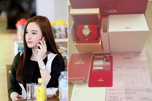 Không chỉ nổi tiếng với hàng loạt scandal, Angela Phương Trinh luôn là tâm điểm chú ý khi cô tiết lộ cuộc sống xa hoa của mình. Phương Trinh từng sắm cho mình chiếc đồng hồ hàng hiệu có giá gần 400 triệu đồng, dùng điện thoại Vertu gần 800 triệu đồng.