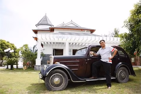 Cơ ngơi của đại gia Thanh Hóa được thiết kế theo phong cách Châu Âu sang trọng, tinh tế.