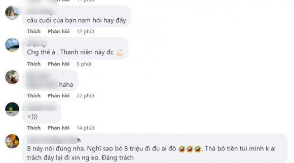 Đoạn tin nhắn sau khi được chia sẻ đã nhận về nhiều ý kiến bàn luận từ cư dân mạng. Việc cô gái nhất quyết mua vé mắc nhất dù kinh tế của bản thân và bạn trai đều không cho phép cũng không được cư dân mạng đồng tình. Ảnh: Chụp màn hình