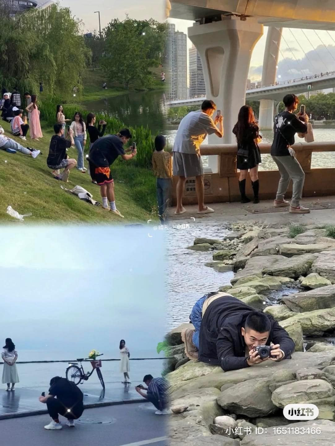 Để chị em có được những bức ảnh "sống ảo", chân dài miên man trên Facebook, Instagram nhiều anh em đã bỏ ra không ít công sức để lăn lê chụp ảnh.